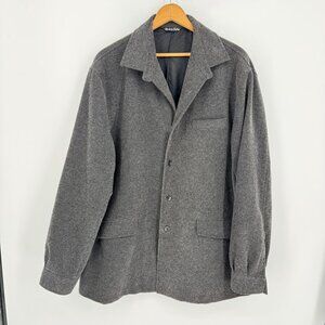 Baracuta Soft Barn Jacket Chore Coat Mens SIze XXL Gray Overcoat Button Up Fall